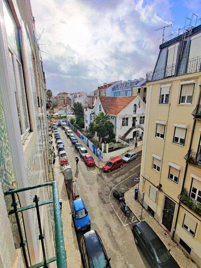 White & Blue Vintage Home In Graca Lisboa Dış mekan fotoğraf