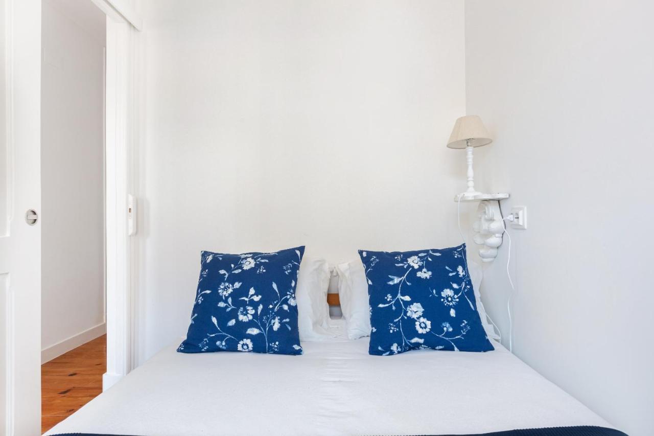 White & Blue Vintage Home In Graca Lisboa Dış mekan fotoğraf
